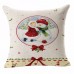 Christmas Pillow Case Santa Cotton Linen Sofa Car Throw Cushion Cover Home Decor   272902423860