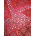 LARGE INDIAN RED AND PINK PATCHWORK TAPESTRY &apos;KHAMBARIA ZARI&apos;  CUSHION COVER   392102555816