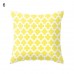 Polyester Yellow Pillow Case Cover Sofa Car Waist Throw Cushion Cover Home Decor   362334465646