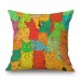 18&apos;&apos; New Country Planning Cotton Linen Pillow Case Sofa Cushion Cover Home Decor   162723323801