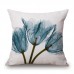 18" Flower Printed Pillowcase Cotton Linen Pillow Case Sofa Room Cushion Covers   263879448599