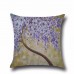 Painting Trees Flowers Pillow Case Cotton Linen Sofa Cushion Cover Decorative   323299178401