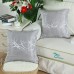 CaliTime Throw Pillows Covers Both Sides Modern Circles Rings Sofa Decor 20"x20"   201954053930