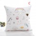 Unicorn Bronzing Cushion Cover Abstract Decorative Cotton Pillowcase JH   113200772949