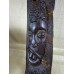 Vintage African Mask Carving Tribal  Folk Art Sculpture Wooden Wall Plaque Tall    112972338285