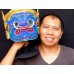 Mask Khon Blue Giant Thai Handmade Ramayana Home Art Decor Collectible Gift New   331514953247