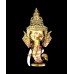 Ganesha Mask Khon god elephant head Art Handmade Thai traditional Free Shipping   232113609865
