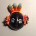 Set of Four Vintage Wall Hanging Coconut Shell Masks Very Rare Collectible Art   283088025336