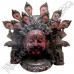 Resin Bhairava Mask: black red gold Bhairav Bhairab Kala Mahakala Shiva Akash   151790812590