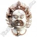 Resin Bhairava Mask: black red gold Bhairav Bhairab Kala Mahakala Shiva Akash   151790812590