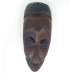 Native Folk Art Mask Hand Carved Hard Wood Man Face Wall Hanging Decor 12 inch   153130953641