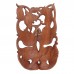 Artisan Crafted Balinese Suar Wood Wall Mask NOVICA Indonesia   312215078548
