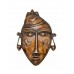 Brass Tribal Man Mask Wall Hanging - Golden Wall decor handmade art ideal gift   202397314062
