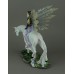Winter Fairy with Snowy Owl On White Unicorn Statue   192627932169