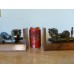 Custom Vintage Steampunk Mechanical Industrial Brass Pump Bookends. Nice!   263857182651