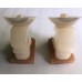 VINTAGE MARBLE SOMBRERO HAT MEXICAN SIESTA SCULPTED CARVED BOOKENDS BOOK ENDS   113180934127