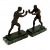 The Human Atlas Bronze brass and marble book bookends 190685092824  332711662428