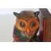Carved Wood Hand Painted Owl Bookends 6&apos;&apos; NICE   113190284046