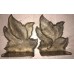 Metal Leaf Bookends With Rustic Design   323377715713