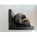 SKULL BOOKENDS Book Ends GOTHIC HORROR OCCULT Ornaments BOOKSHELF HOME OFFICE   153115982728