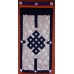 Tibetan Endless Knot Floral Motifs Design Lace Door Curtain   322158546994