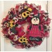 Ladybug Ladybug  Welcome Summer Decor Deco Mesh Wreath - Handmade   153064165272