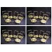 6 Tea Cup & And Saucer Stand Display Brass Tripar 23-2452 Lot of 6   202205360541