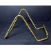 LOT of 4 GOLD TWISTED BRASS WIRE DISPLAY STANDS 3 SIZES 5 3/4", 4" (2), 3 1/2"   142896581616