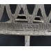 Vtg Ornate Metal Art Display Easel Picture Stand Crown Made in Israel Plate Rack   273378137478