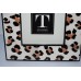 Picture Frame 4x4 Leopard Print  TWO&apos;S COMPANY gifts home decor with glass   253815135236