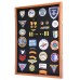 XL Military Medals Pin Patches Badges Ribbon Insignia Flag Display Case Cabinet   232354681917