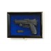 1 Single Pistol Handgun Revolver Gun Cabinet Display Case Wall Rack Box Replica    302333858065