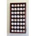 40 Baseball Ball / Hockey Puck Display Case Cabinet Rack Wall Holder 98% UV   371967603344