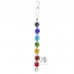 Chakra Crystal Glass Suncatcher Handmade Pendant Rainbow Maker Healing Gift   382542023484