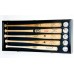 5 Baseball Bat & Ball Cabinet Display Case Wall Mount Holder 98% UV Lockable   302333858062