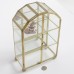 60s/70s VINTAGE MIRRORED BACKED GLASS BRASS CURIO DISPLAY CABINET MCM HOME DECOR   183282276389