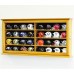 32 Pocket Pro NFL Mini Helmet Helmets Display Case Wall Cabinet 2 SIDES- Locks   371967603731