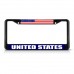 UNITED STATES FLAG Metal License Plate Frame Tag Border Two Holes   322191185237