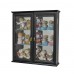 Wall Curio Cabinet Display Case Shadow Box, Home Accents for Figurines, CD05C   272546377941