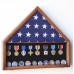 Flag & Medals Pins Patches Insignia Challenge Coin Display Case Cabinet Rack   232354708492
