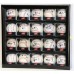 20 Baseball / Hockey Puck Acrylic Cubes Display Case Holder Cabinet 98% UV DOOR   232354701863