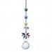 Rainbow Butterfly Crystal Suncatcher Chandelier Ball Prism Pendulum Pendant Gift   381272680932