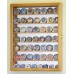 Mirrored Back 49 Military Challenge Coin Cabinet Display Case Holder Rack USA    371967603730
