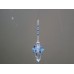 Very Blue Angel Crystal Suncatcher with Beautiful Swarovski Crystals and Prism   113200627195