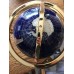 14" Blue Lapis Gemstone Globe With Gold Stand Compass inlayed 30 Gemstones 689991853682  332658710037