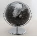 10" 2 Tone Revolving World Globe Table Top Black & Silver Modern Style New  704551414605  271845546570