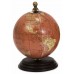 Small World Globe Set of 3 Weathered Finish Geographical Mango Wood Base 5.5" H   302775938400