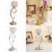 Crystal Silver/Golden Effect Tea Light Candle Holder Globe Pillar Wedding 35cm   202354564467