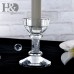 Set 2pcs Clear Crystal Candelabra Pillar Candle Holder Centerpiece Candlesticks   392102120516