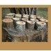 Rustic Wood Candle Holder Tealight Lantern Wedding Centerpiece Candle Holder 710560796724  132672084794